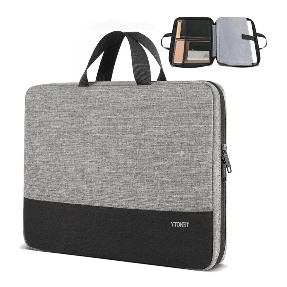 Laptop Sleeve Case 17 Inch, Slim Water Resistant TSA Laptop Cover with Handle